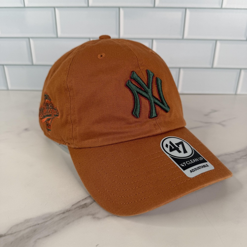 New York Yankees Hat Cap Strap Back Mens One Size MLB Baseball World Series